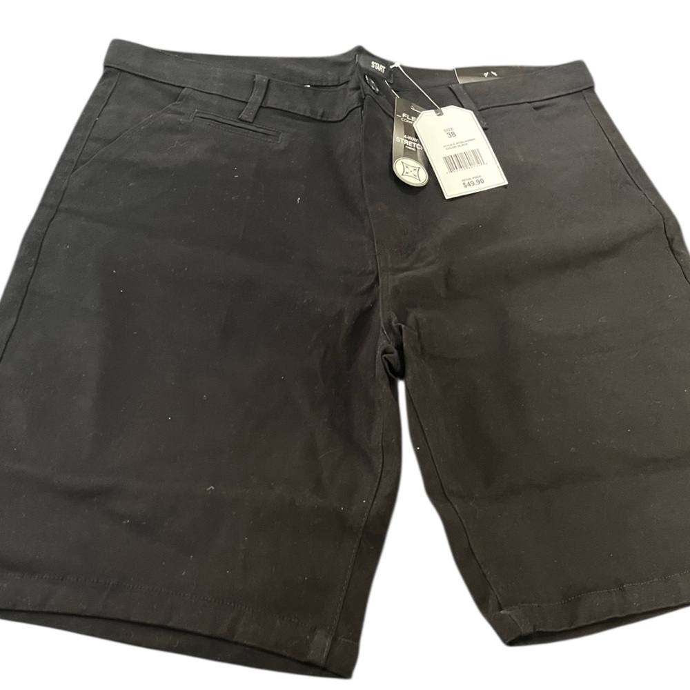 START FLEX Comfort 4-WAY Stretch Men’s Shorts - SIZE: 38 - Black MSRP $49.90